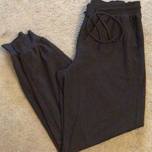Rachel Zoe Black Drawstring Jogger Pants